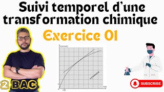 Exercice 01  Suivi temporel d’une transformation chimique  2 BAC  Prof MOUSLIM bac2025 [upl. by Claiborne260]