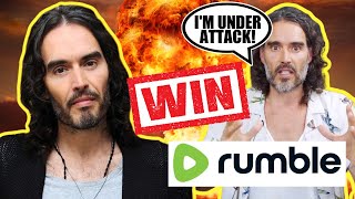 Rumble REJECTS UK Request To Demonetize Russell Brand [upl. by Rapsag]