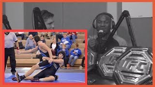 Kamaru Usman Talks Losing to Female Wrestler In Highschool [upl. by Boyce175]