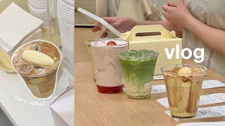 vlog 🧈 cute korean cake cafe days at home levain bakery in la my new hobby [upl. by Rez95]