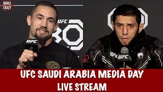 UFC Saudi Arabia Whittaker vs Aliskerov Media Day Live Stream [upl. by Hailee839]