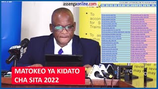 BREAKING NEWS MATOKEO YA KIDATO CHA SITA 2022  NECTA FORM SIX RESULTS 2022 [upl. by Adnil]