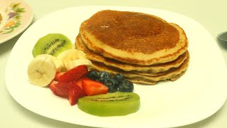 HOT CAKES PANCAKES DE AVENA CON PLATANO  DELICIOSOS Y SALUDABLES [upl. by Yssirhc876]