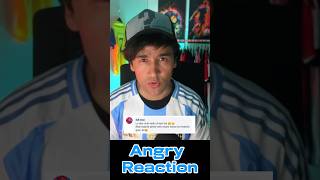 Lionel Messi Is The GOAT ANGRY REACTION [upl. by Ariana]