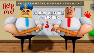 BARRYS PRISON RUN OBBY and GREAT SCHOOL BREAKOUT  Scary Obby Live Stream roblox [upl. by Nivlen136]