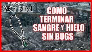 Como pasar sangre y hielo Skyrim Goroth plays [upl. by Pliner50]