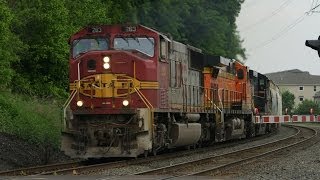 NS HarrisburgMorrisville line Royersford Pa 52014 [upl. by Noir]