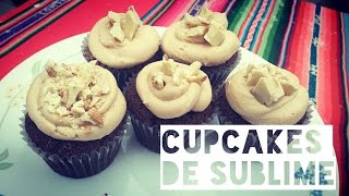 Cupcakes Peruanos SUBLIME  chocolate con maní  Maggiesona [upl. by Jemena400]