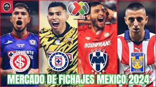 MERCADO DE FICHAJES LIGA MX  Los Movimientos para el Apertura 2024 Continuan con estos Bombazos [upl. by Anrev]