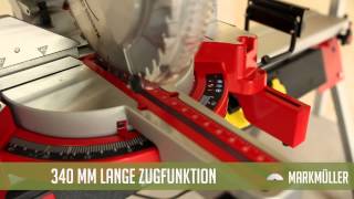 Holzmann Zug Kapp und Gehrungssäge KAP 305JL [upl. by Airretnahs]