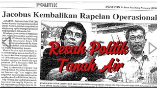 Jacobus Padang Mantan Wakil Sekjen PDI Perjuangan Resah Gonjangganjing Politik Tanah Air [upl. by Isla10]