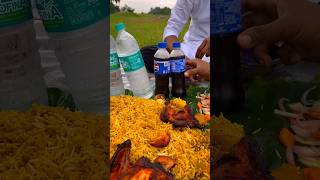 BIRYANI DAWAT 🍗🤤…biryani foodie enjoy hapines village trending [upl. by Dnalsor]