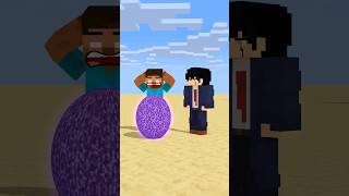 HELP Herobrine To Power Up And Break Bedrock friendship shorts trending anime [upl. by Silas421]