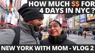 Rs 35000 4 days in New York City How Much Money You Need to Explore New York With Your Parents [upl. by Mcnutt]