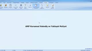 Amp programı kullanımı DERS 1 [upl. by Haem]