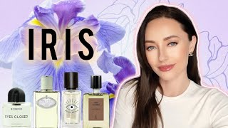 🤍IRIS FRAGRANCES The best iris luxury perfumes Iris Malikhan Maison Crivelli Gris Charnel BDK review [upl. by Adama]