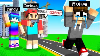 ICH WERDE GEBANNT  Minecraft Stadt [upl. by Cirdet137]