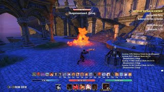 ESO  Magicka Nightblade PVE Build 1236k dps U40 PS5 [upl. by Myra]