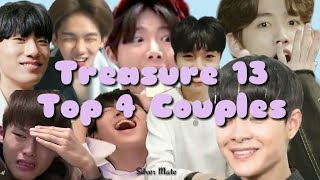 Treasure  Top 4 Couples Sukhoon Hajeongwoo Mashikyu Dodam [upl. by Maida]