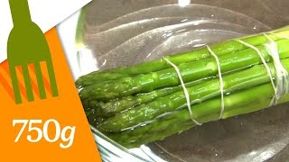 Cuire des asperges vertes en botte  750g [upl. by Boesch]