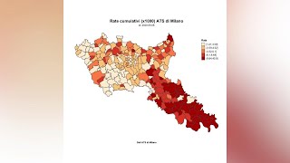 Come si è diffuso il coronavirus a Milano La mappa del contagio in timelapse [upl. by Einnil]