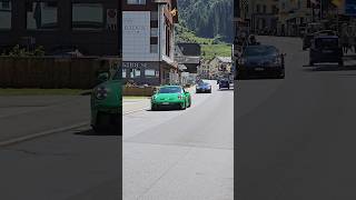 Porsches in Andermatt short shorts youtubeshorts [upl. by Nivrae326]