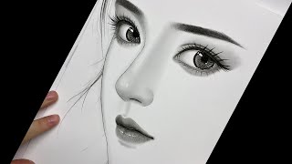 Learn to draw Hyper Realistic Eyes Step by step Charcoal Pencil  How to Draw [upl. by Cleodal]