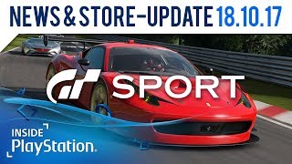 Gran Turismo Sport ist da  PlayStation News amp StoreUpdate [upl. by Naerda]