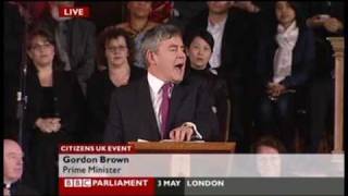 Gordon Browns speech to Citizens UK [upl. by Pappano711]