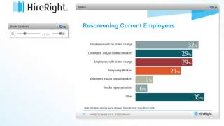 HireRights 2014 Employment Screening Benchmarking Report Results Webinar [upl. by Essirehc]