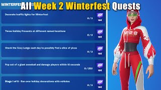 Complete This Week Winterfest Quests Guide  Fortnite Chapter 4 Season 1 [upl. by Noedig804]