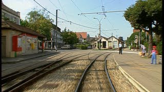 Längste Tramlinie der Schweiz  Kamerafahrt auf der BLT Linie 10 1993 [upl. by Enelegna210]