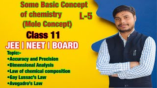 Some Basic concept of chemistry Class11  Mole concept  L5  JEE NEET BOARD  By HDS sir [upl. by Uhthna481]