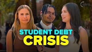 How Much Debt Do Todays College Students Have 👀  Student Loan Crisis [upl. by Eivla]