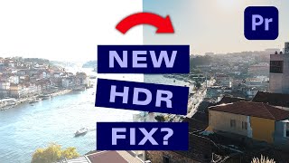 HOW to fix BLOWN OUT iPhone HDR footage in Premiere Pro 2024 THE CORRECT WAY [upl. by Ahsirak]