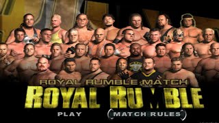 ROYAL RUMBLE Match  SmackDown vs Raw 2005 PS2 JKuzap [upl. by Utica222]