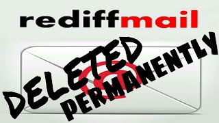 Rediffmail Account  Delete [upl. by Quinton]