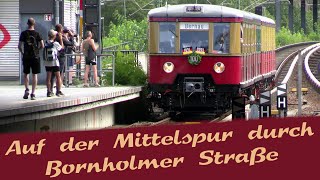 ◄ HISTORISCHE SBAHN BERLIN ►Bornholmer Straße  Auf dem Weg vom Nordbahnhof anch Bernau [upl. by Nnylarak]