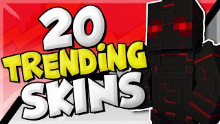 Top 20 Trending Minecraft Skins [upl. by Sirrep]