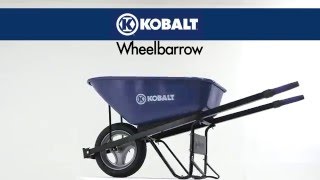 Lowe’s Kobalt Wheelbarrow Assembly [upl. by Aicyla]