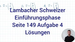 Vektor Betrag berechnen  Lambacher Schweizer Mathe EF NRW G9 Seite 149 Aufgabe 4 [upl. by Paul878]