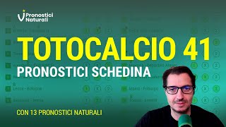 Tutti i Pronostici della Schedina Totocalcio 41 più è complessa e più può dare gioie [upl. by Nylitak336]