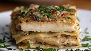 Chicken Alfredo Lasagna [upl. by Ennahgem]