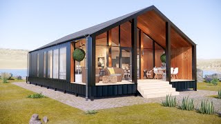 Shipping Container House Design  Luxury Container Home [upl. by Adolpho]