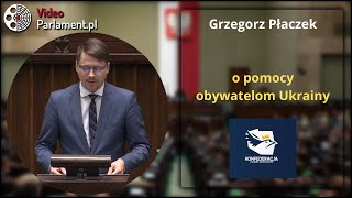 Grzegorz Płaczek  o pomocy obywatelom Ukrainy [upl. by Retloc]