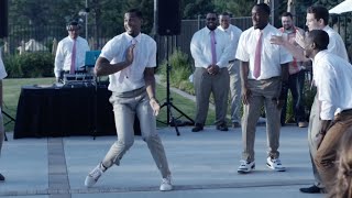 Brandon Davies Epic Groomsmen Dance with Jimmer Fredette [upl. by Anyah174]