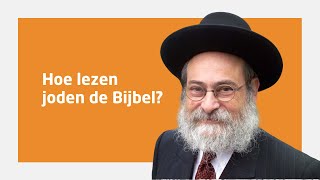 Rabbijn Binyomin Jacobs over Hoe lezen Joden de Bijbel [upl. by Nelia]