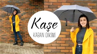 KAŞE KABAN DİKİMİ  KALIPSIZ  DIY COAT NO PATTERN [upl. by Nylesor172]