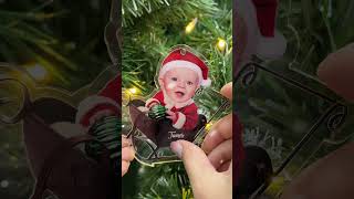 Personalized Christmas Ornaments Custom Picture Text Ornaments Customized Xmas Tree Decor 891060 [upl. by Bord708]