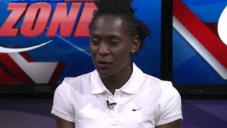 Jamaican Olympian Kerron Stewart talks 2015 plans  Part 1  Jan 27 2015  SportsMax Zone [upl. by Nasus145]